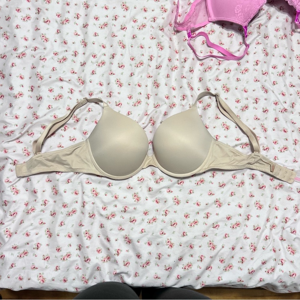 vs beige push up bra